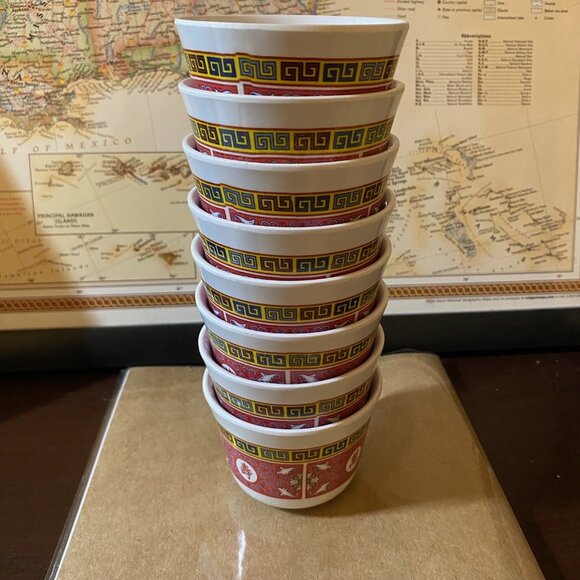 Thunder GroLongevity Melamine Dinnerware Collection 5oz 3 1/8'' Tea Cup Set of 8 - Picture 1 of 6